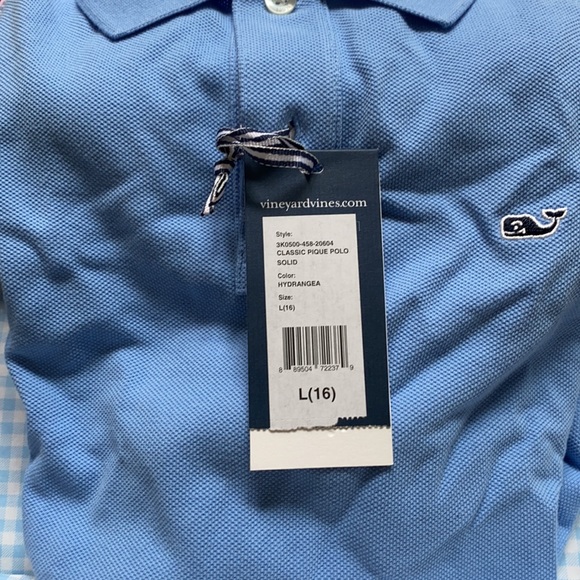 Boys Short Sleeve Blue Polo - Picture 2 of 11